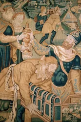 Toul (dipartimento 54), Museo Municipale, Arazzo del Nord (XVI secolo) dettaglio